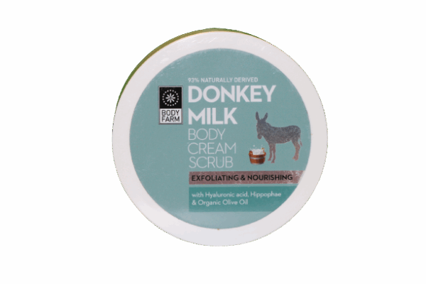 bodyscrub donkey milk