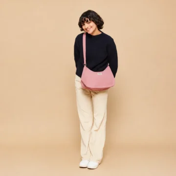 Hindbag handtas Rosa roze