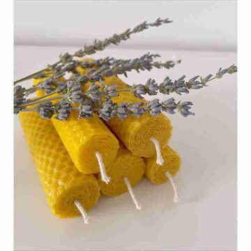 100% handgemaakte pure bijenwas kaarsen