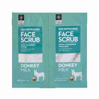 Gezichtsscrub Donkey Milk 2 x 8ml