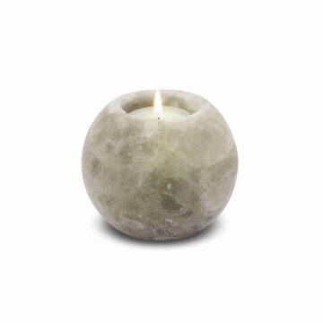 Himalaya theelichthouder grijs
