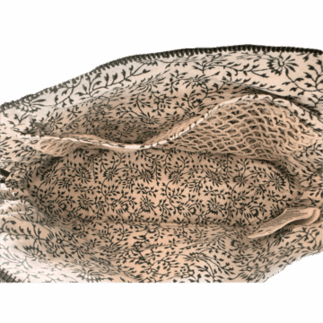 Hindbag Alix XL toilettas spar groen – 100% mooi biologisch katoen