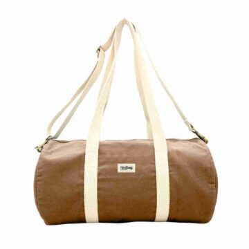 Hindbag weekendtas Simon kaneel - 100% biologisch GOTS katoen