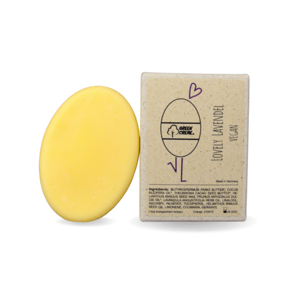GreenCreme handcreme lavendel - blok - 30 gram – vegan