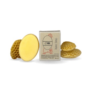 GreenCreme handcreme sinaasappel - blok - 30 gram – vegan