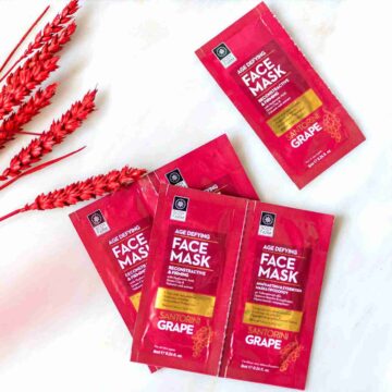 Gezichtsmasker Santorini grape - 2x 8ml