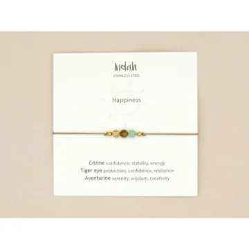 By Indah - Armband citrien - Happiness