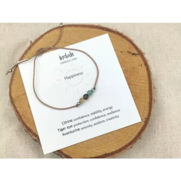 By Indah - Armband citrien - Happiness