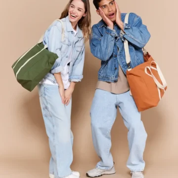 Hindbag weekendtas Jean spar - 100% biologisch katoen