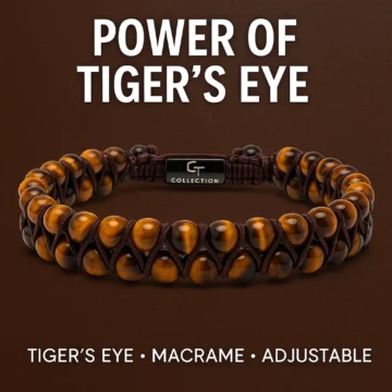 GT collection - Herenarmband tijgeroog