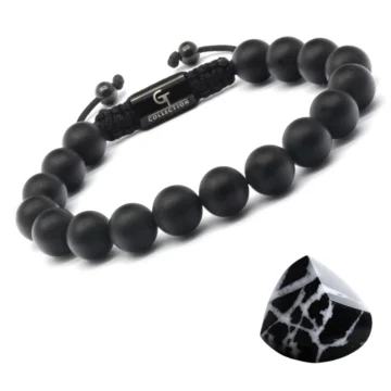 GT collection - Herenarmband zwarte onyx