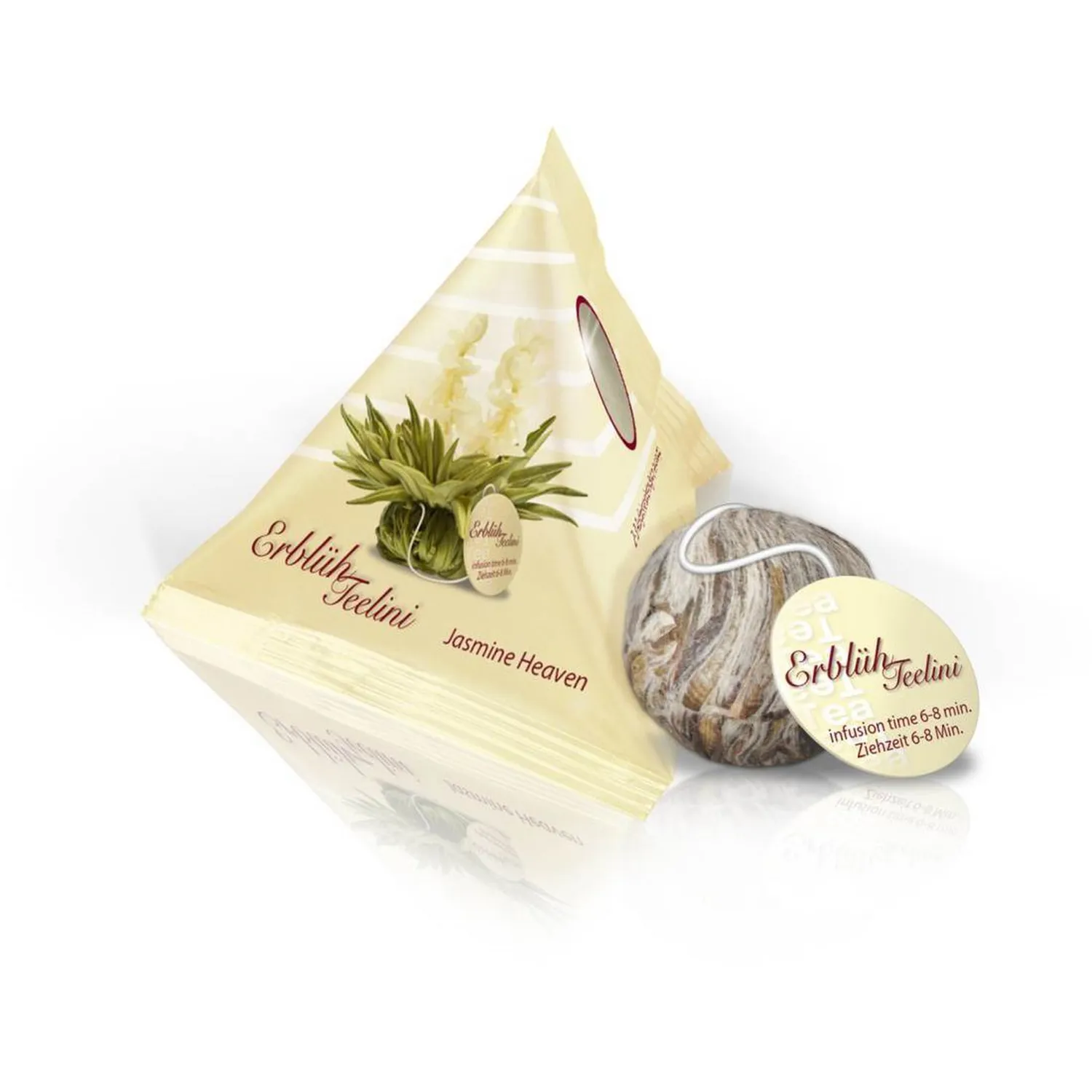 Magnetische theedoos met 6 thee bloemen