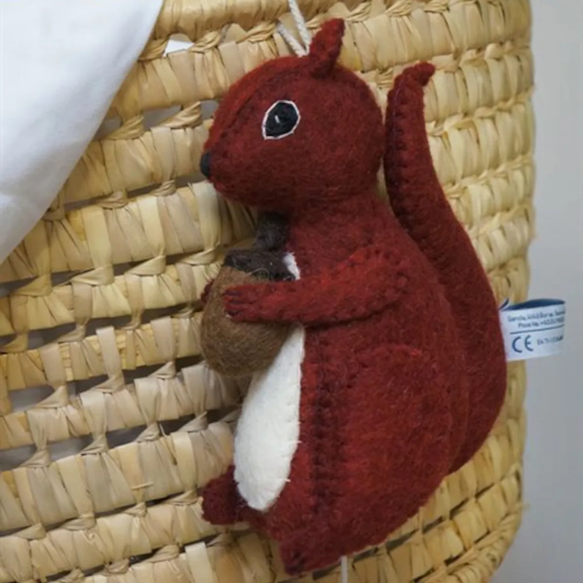 Gamcha muziekmobiel rode eekhoorn