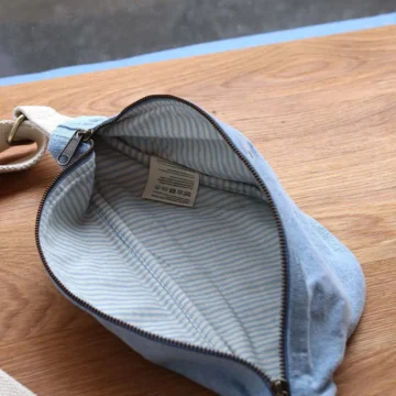 Hindbag heuptas Olivia licht blauw