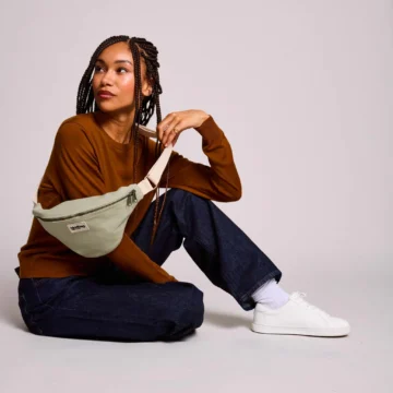 Hindbag heuptas Olivia kleigroen
