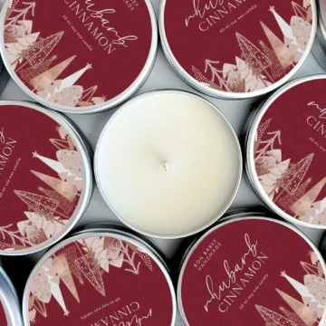 Sojawas geurkaars kaneel