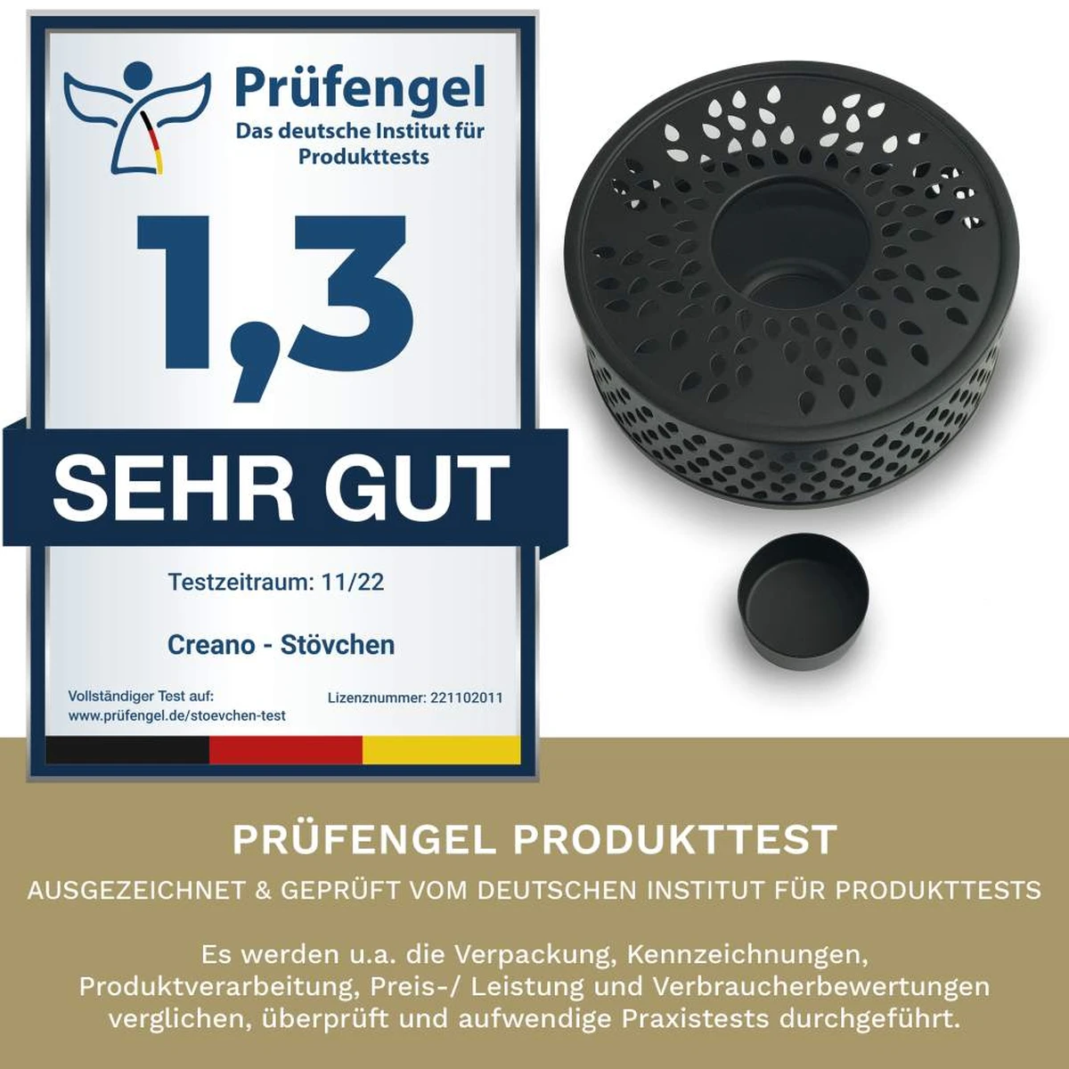 Creano theewarmer - zwart