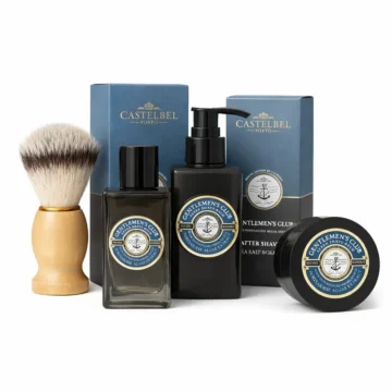 Scheerset Gentlemens club zeezout - 4 delig